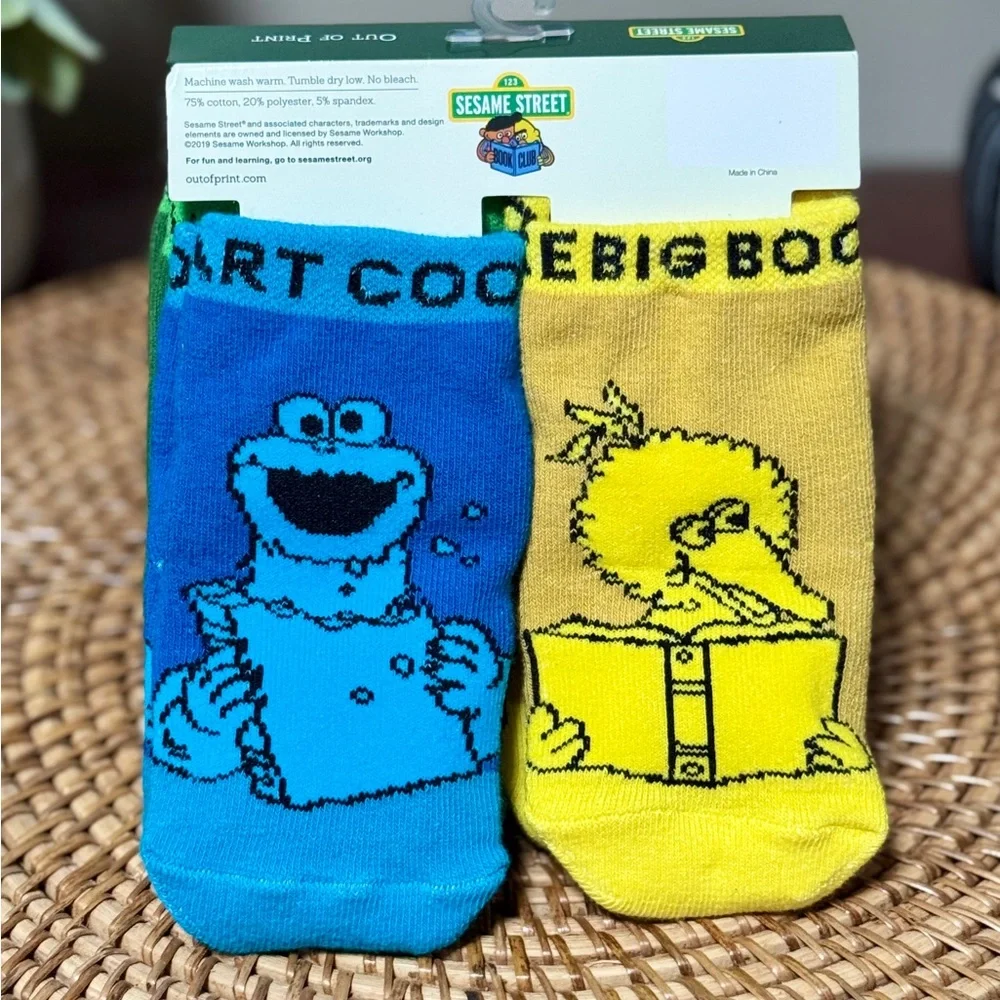 4 pairs Sesame Street Character Children's Socks